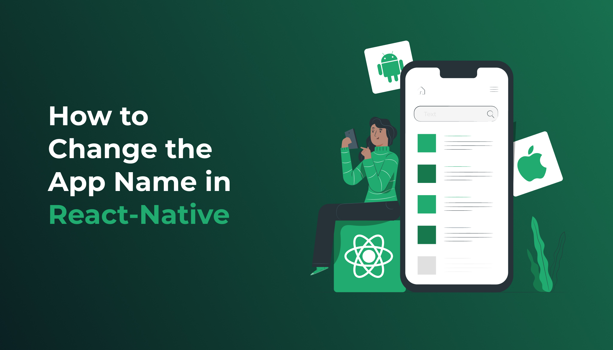 How to Change the App Name in React-Native