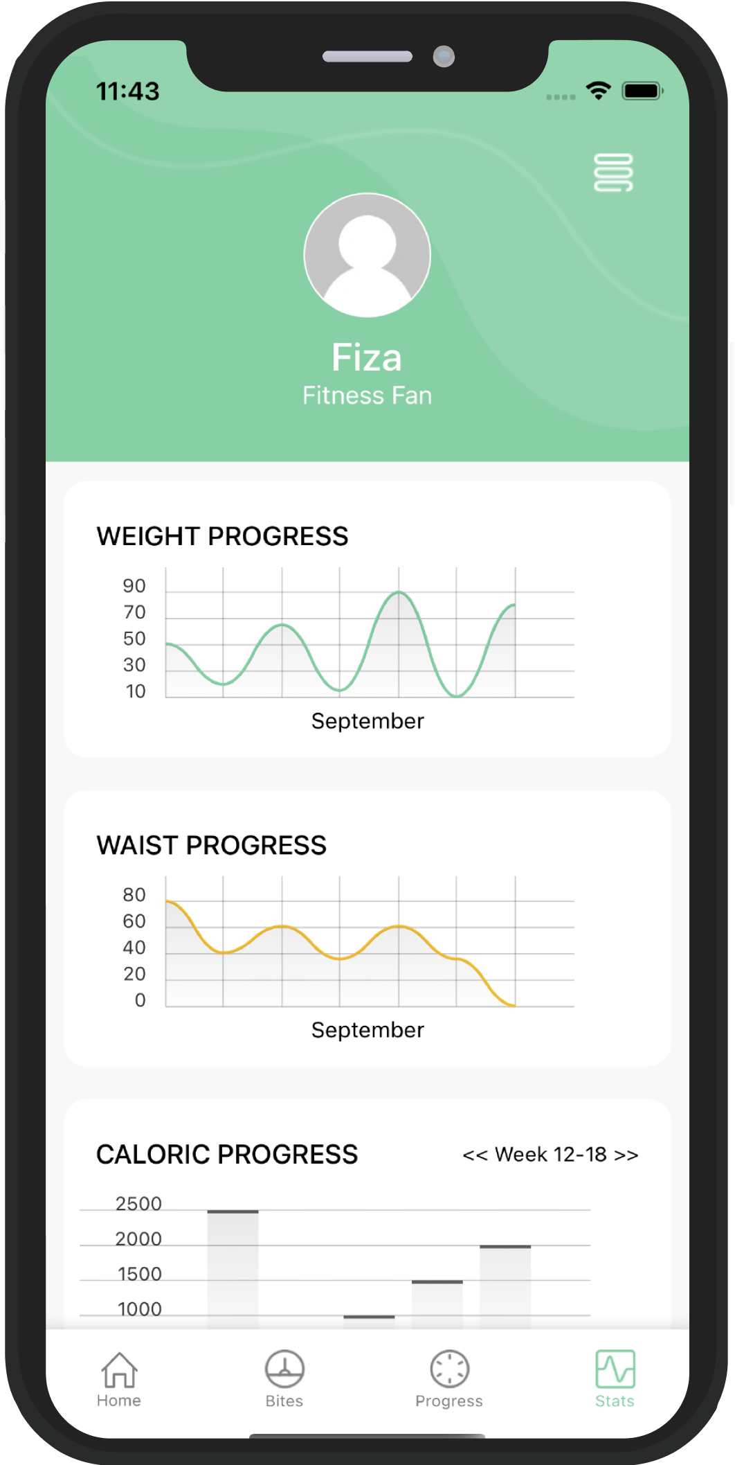 Yield-bites mobile app