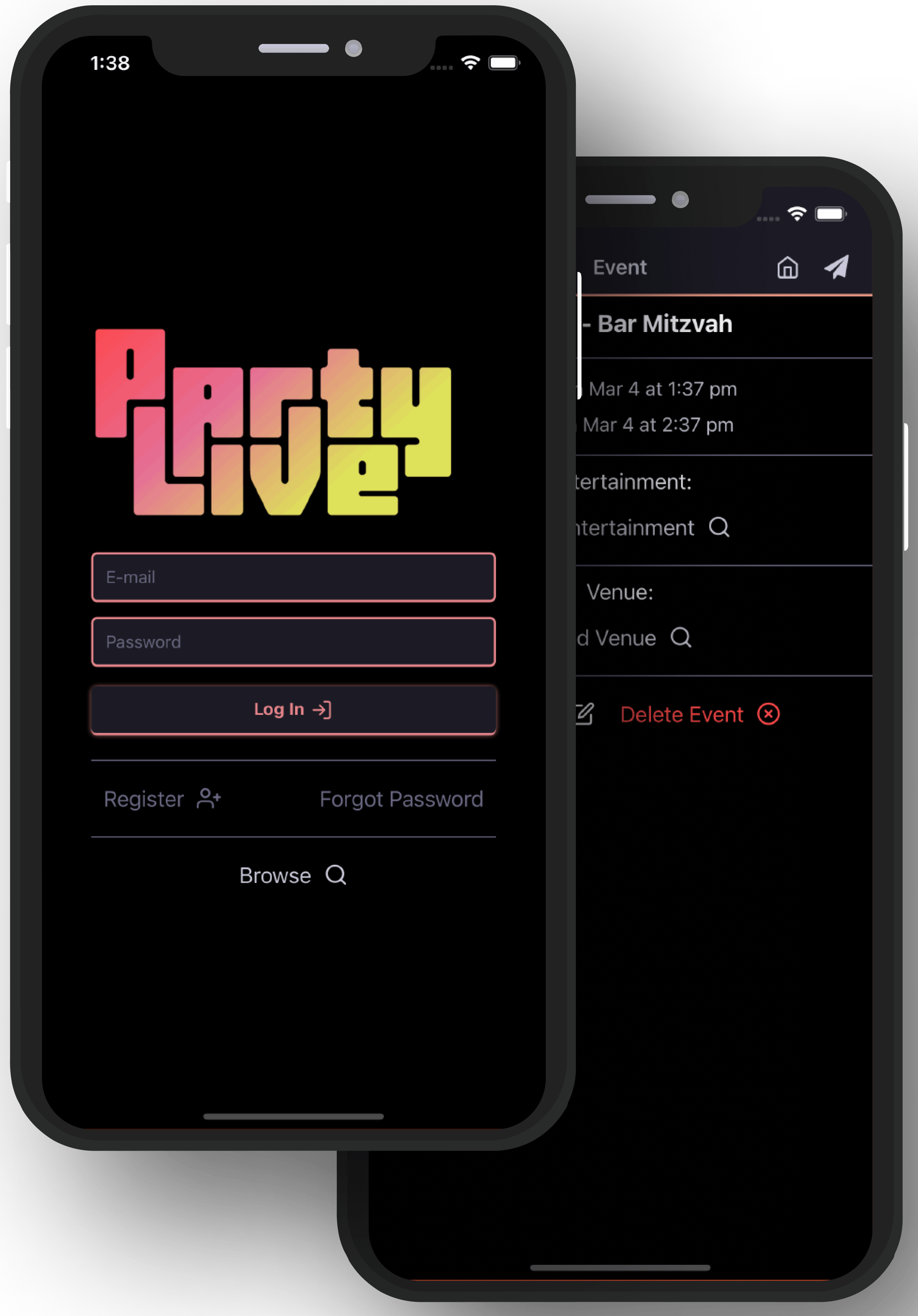 party live mobile app