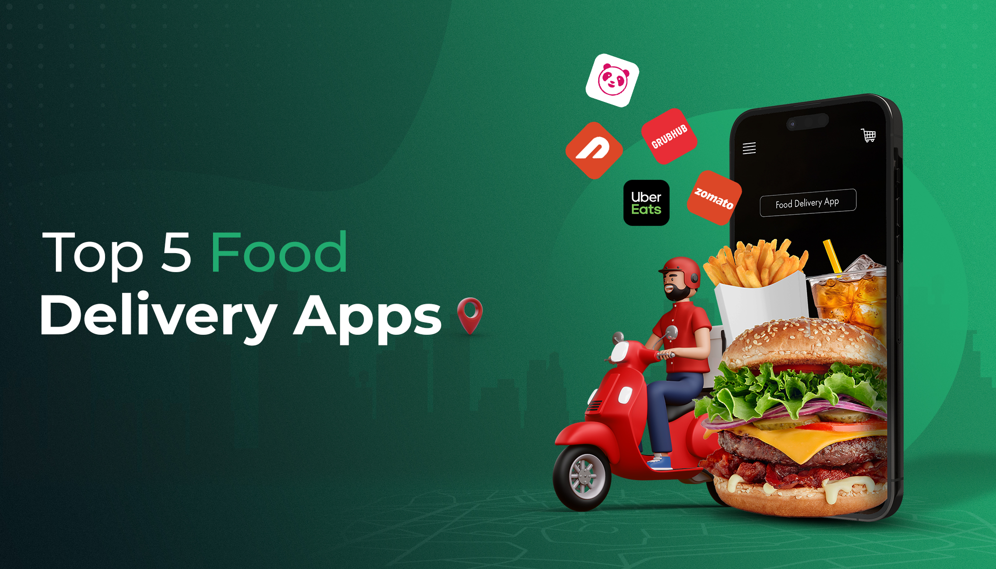 Top 5 food delivery apps : A brief analysis