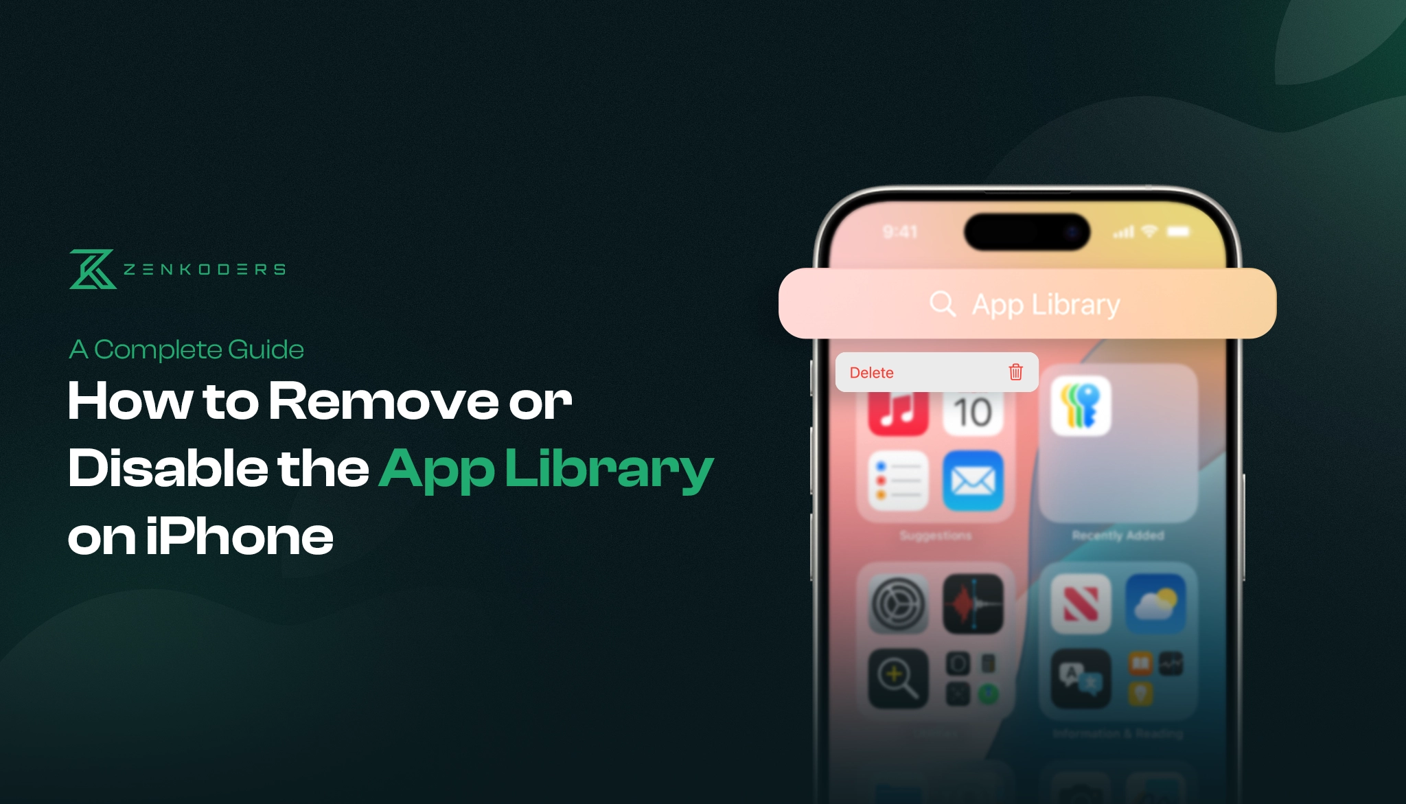 App Liberary Remove iPhone