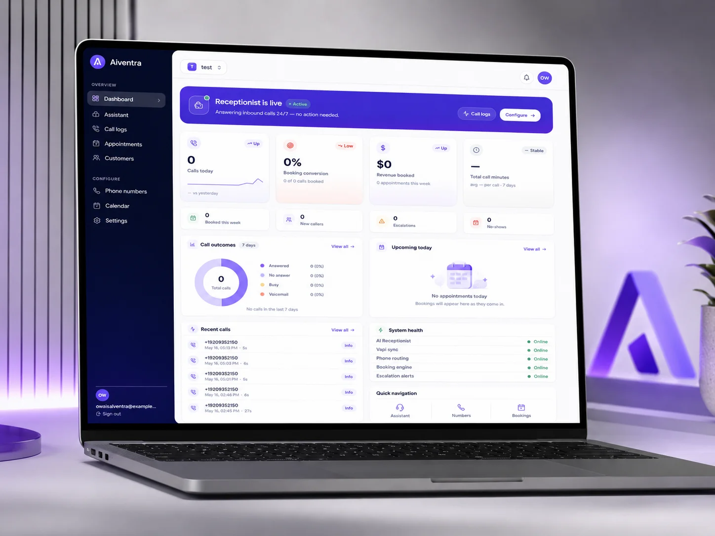 AIVentra mockup