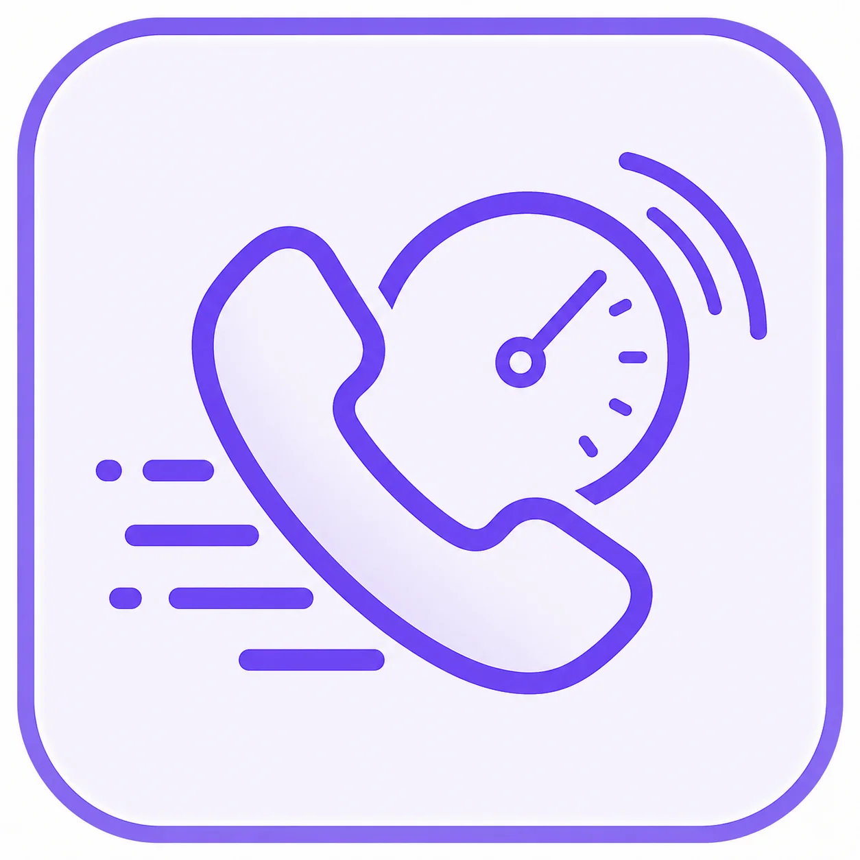 Answers Every Call in Under One Second Icon