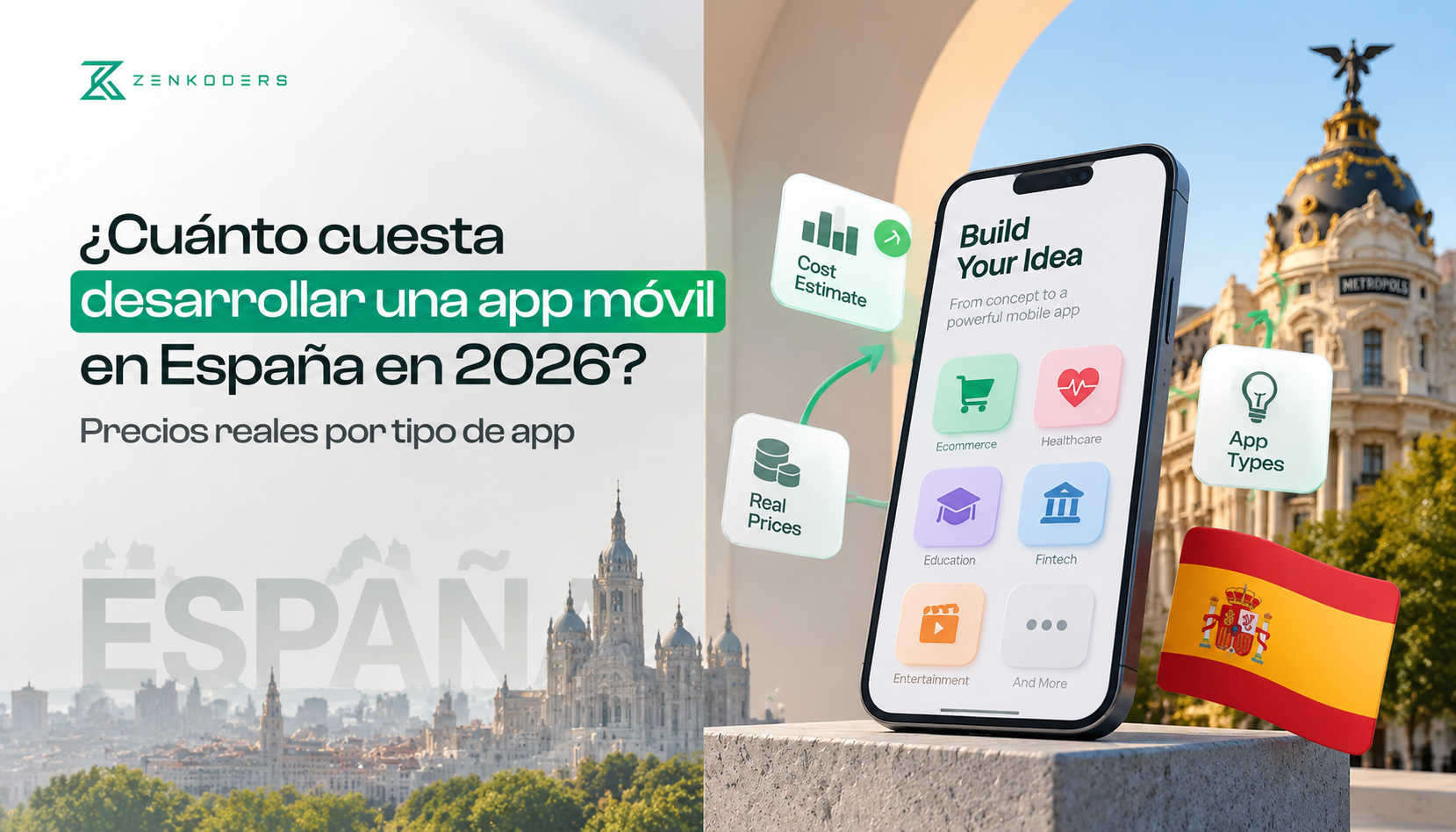 ¿Cuánto cuesta desarrollar una app móvil en España en 2026
